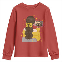 Caution I Have No Filter Youth Sweatshirt Funny Sarcasm Gift - Wonder Print Shop