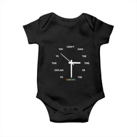 Sarcastic Work Humor Baby Onesie I Do Not Have The Time Or The Crayons - Wonder Print Shop