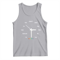 Sarcastic Work Humor Tank Top I Do Not Have The Time Or The Crayons - Wonder Print Shop