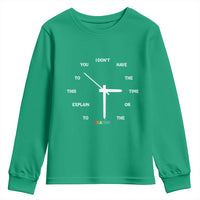 Sarcastic Work Humor Youth Sweatshirt I Do Not Have The Time Or The Crayons - Wonder Print Shop