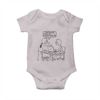 I Do Not Have The Time Or The Crayons To Explain Baby Onesie Funny Office Quote - Wonder Print Shop