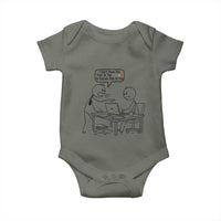 I Do Not Have The Time Or The Crayons To Explain Baby Onesie Funny Office Quote - Wonder Print Shop