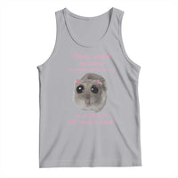 Funny Hamster Meme Tank Top People Should Stop Expecting Normal Humor Gift - Wonder Print Shop