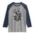 With A Body Like This Who Needs Hair Raglan Shirt Funny Bald Humor - Wonder Print Shop