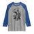 With A Body Like This Who Needs Hair Raglan Shirt Funny Bald Humor - Wonder Print Shop