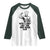 With A Body Like This Who Needs Hair Raglan Shirt Funny Bald Humor - Wonder Print Shop