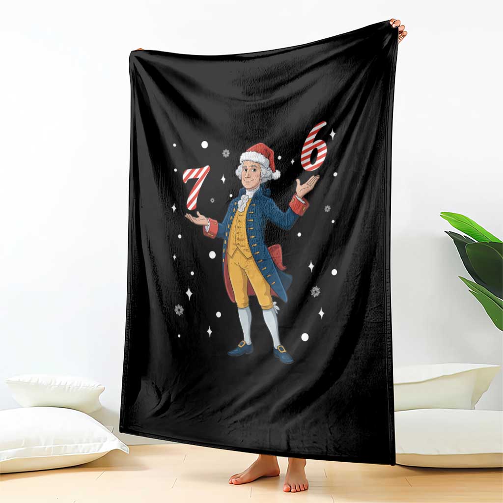 George Washington 67 Meme Throw Blanket Funny Christmas Gift - Wonder Print Shop