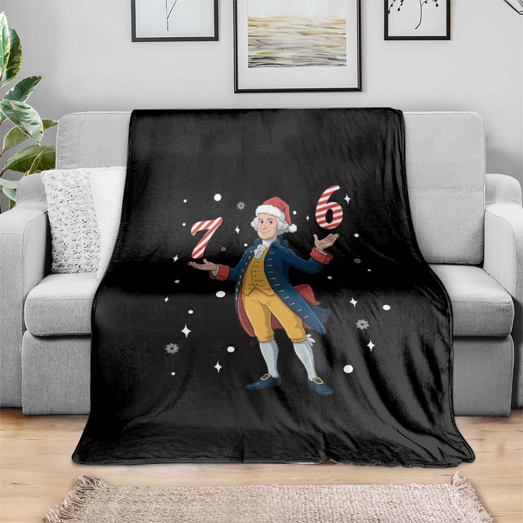 George Washington 67 Meme Throw Blanket Funny Christmas Gift - Wonder Print Shop