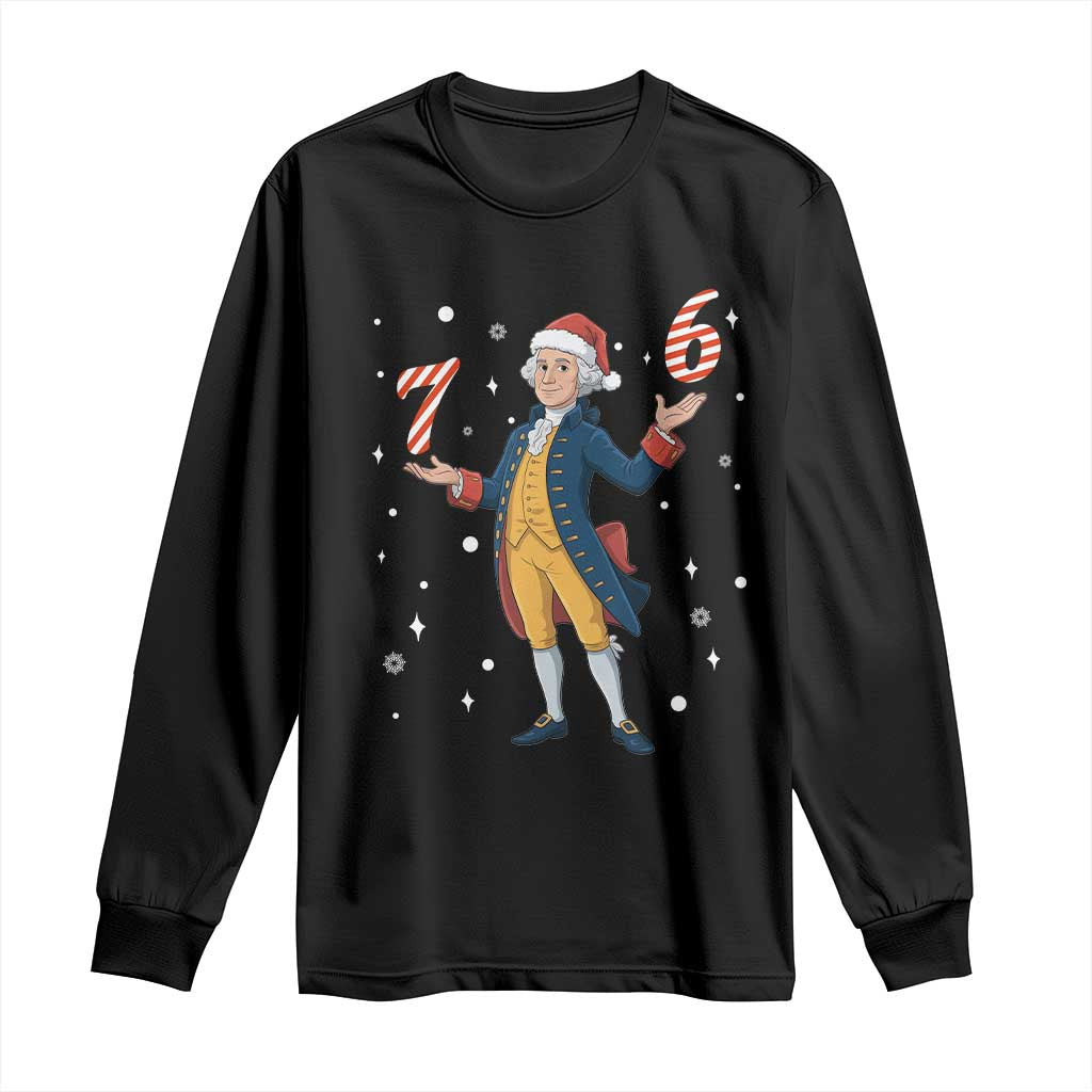 George Washington 67 Meme Long Sleeve Shirt Funny Christmas Gift - Wonder Print Shop