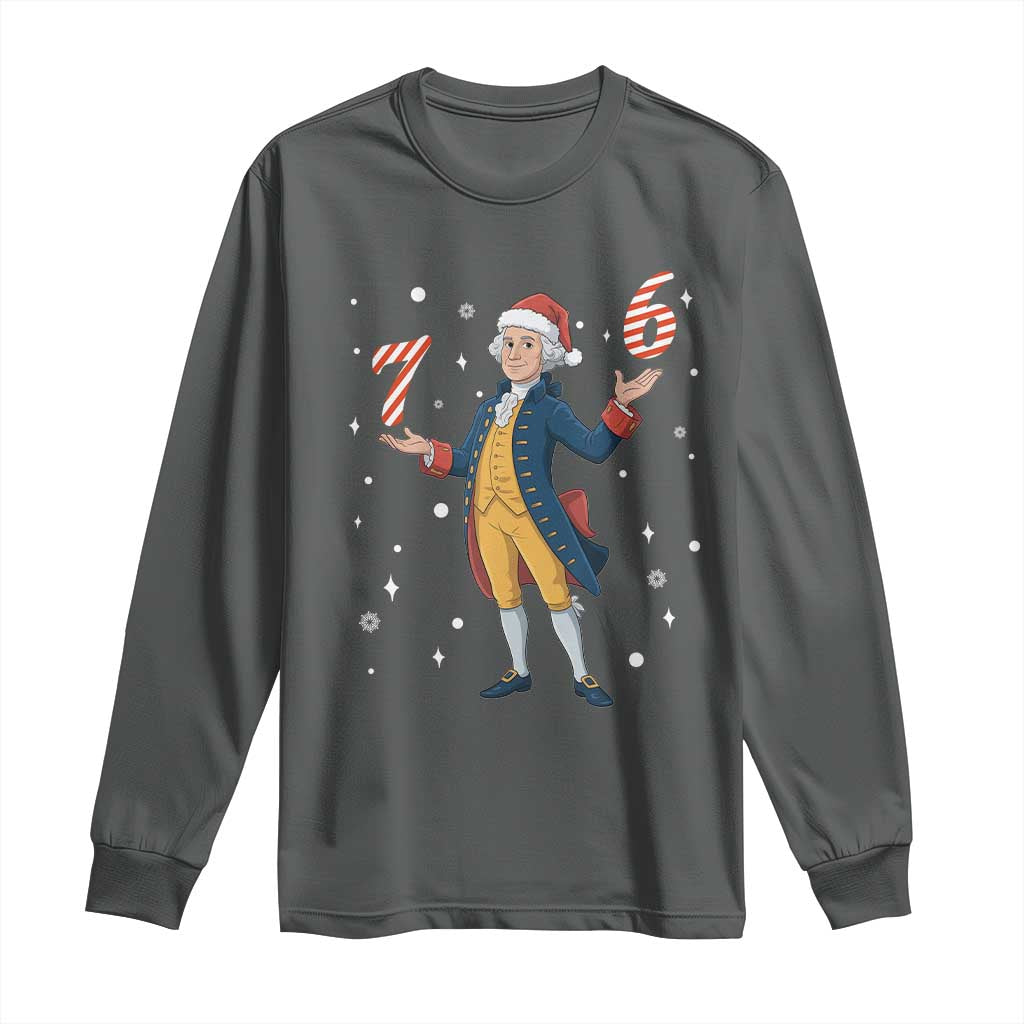 George Washington 67 Meme Long Sleeve Shirt Funny Christmas Gift - Wonder Print Shop
