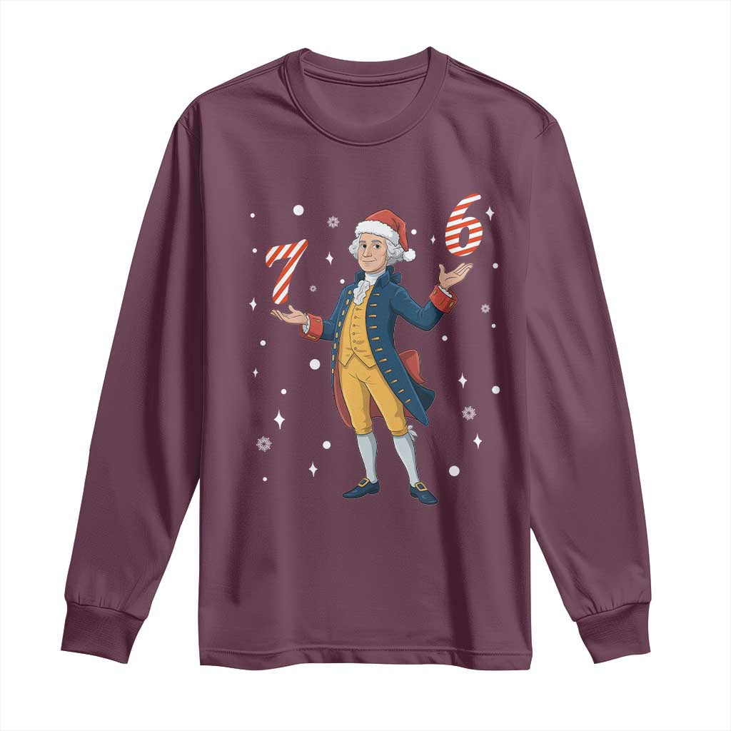 George Washington 67 Meme Long Sleeve Shirt Funny Christmas Gift - Wonder Print Shop