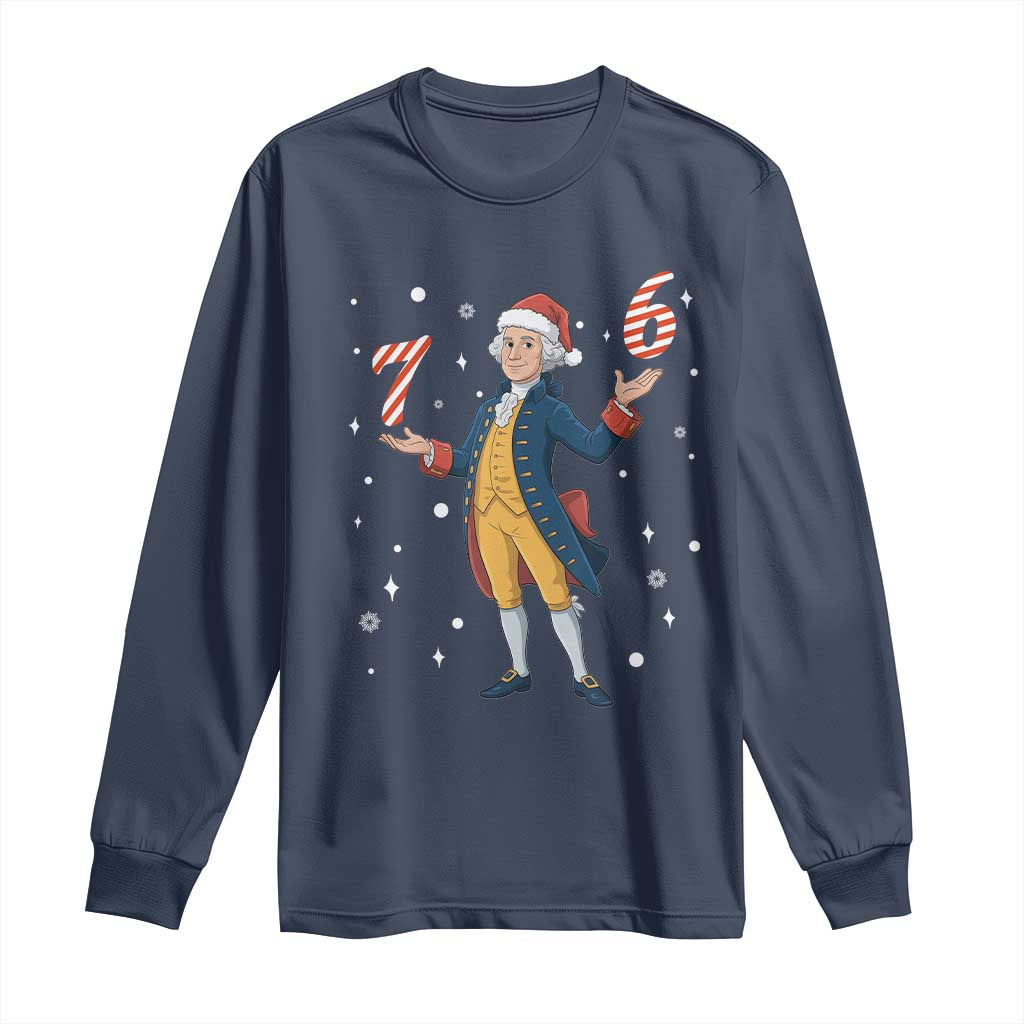 George Washington 67 Meme Long Sleeve Shirt Funny Christmas Gift - Wonder Print Shop