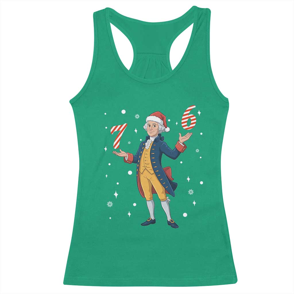 George Washington 67 Meme Racerback Tank Top Funny Christmas Gift - Wonder Print Shop