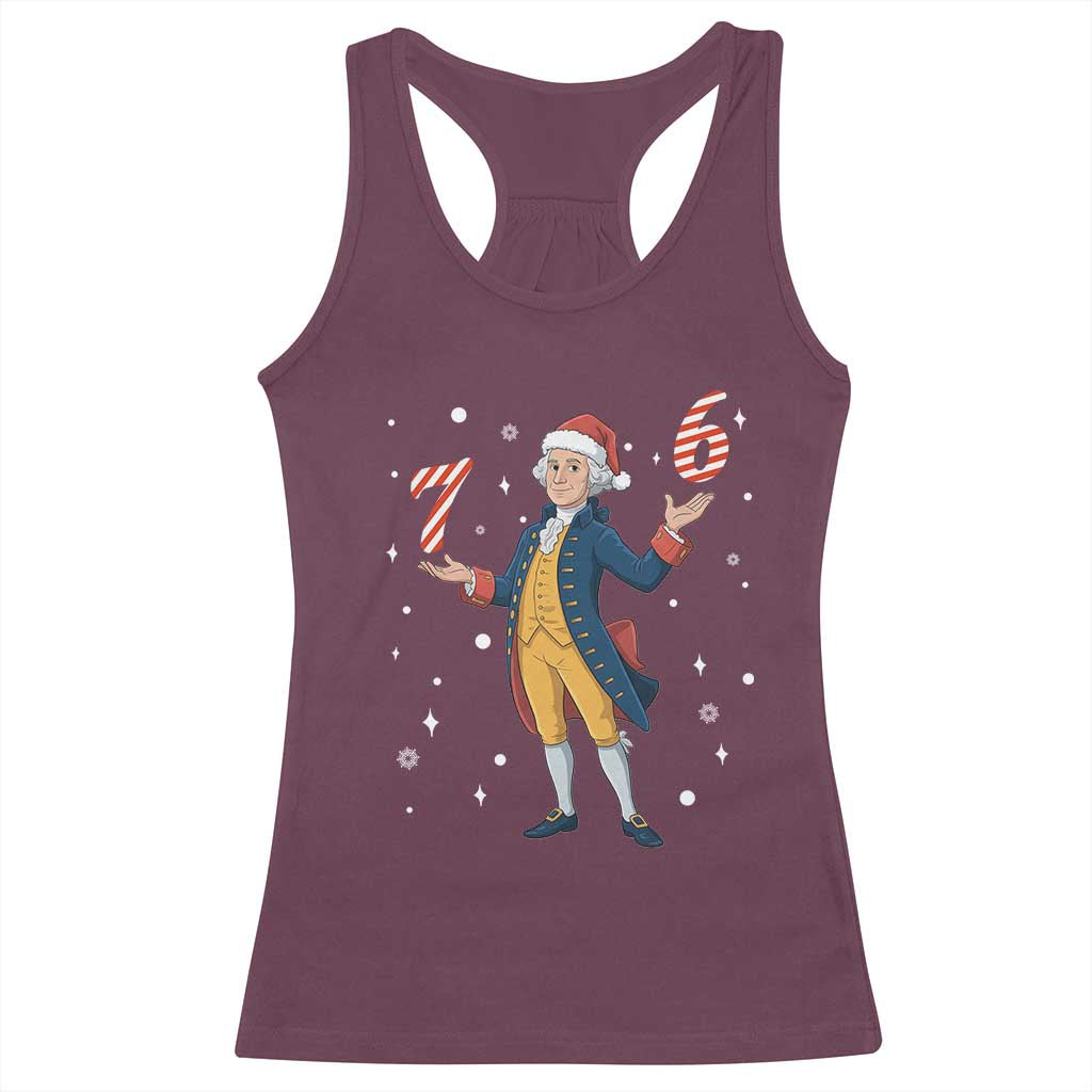 George Washington 67 Meme Racerback Tank Top Funny Christmas Gift - Wonder Print Shop