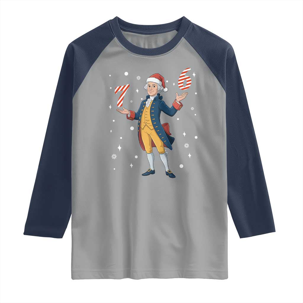 George Washington 67 Meme Raglan Shirt Funny Christmas Gift - Wonder Print Shop