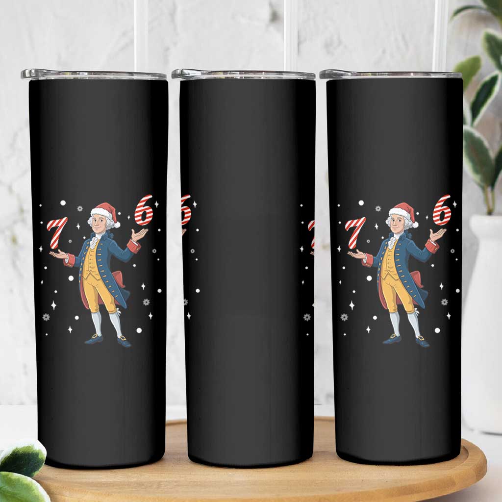 George Washington 67 Meme Skinny Tumbler Funny Christmas Gift - Wonder Print Shop