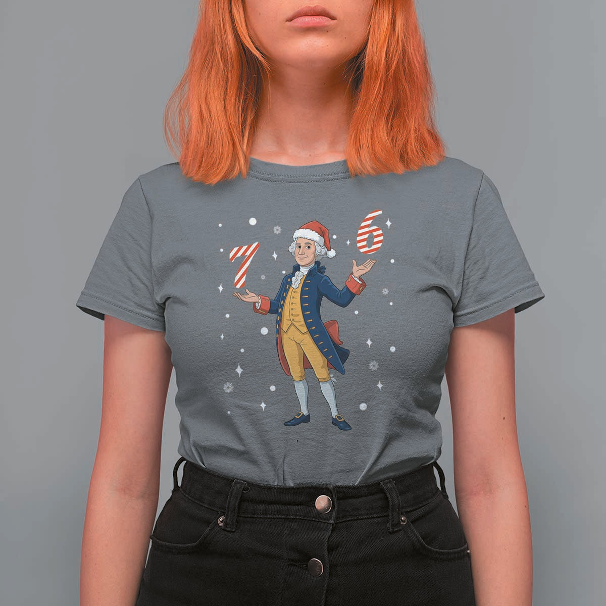 George Washington 67 Meme T Shirt For Women Funny Christmas Gift - Wonder Print Shop
