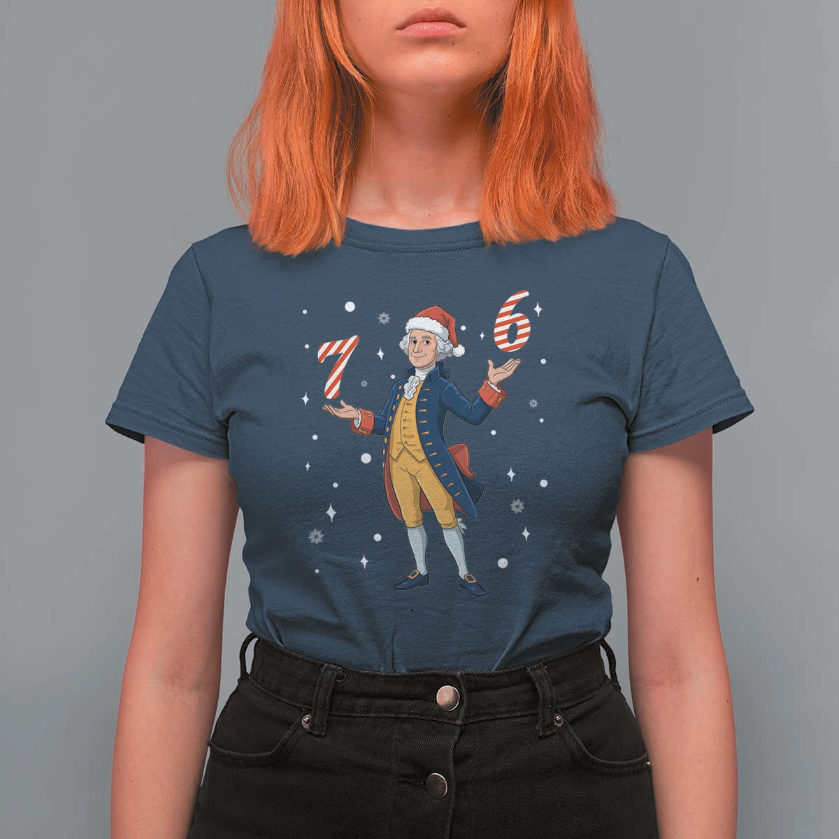 George Washington 67 Meme T Shirt For Women Funny Christmas Gift - Wonder Print Shop