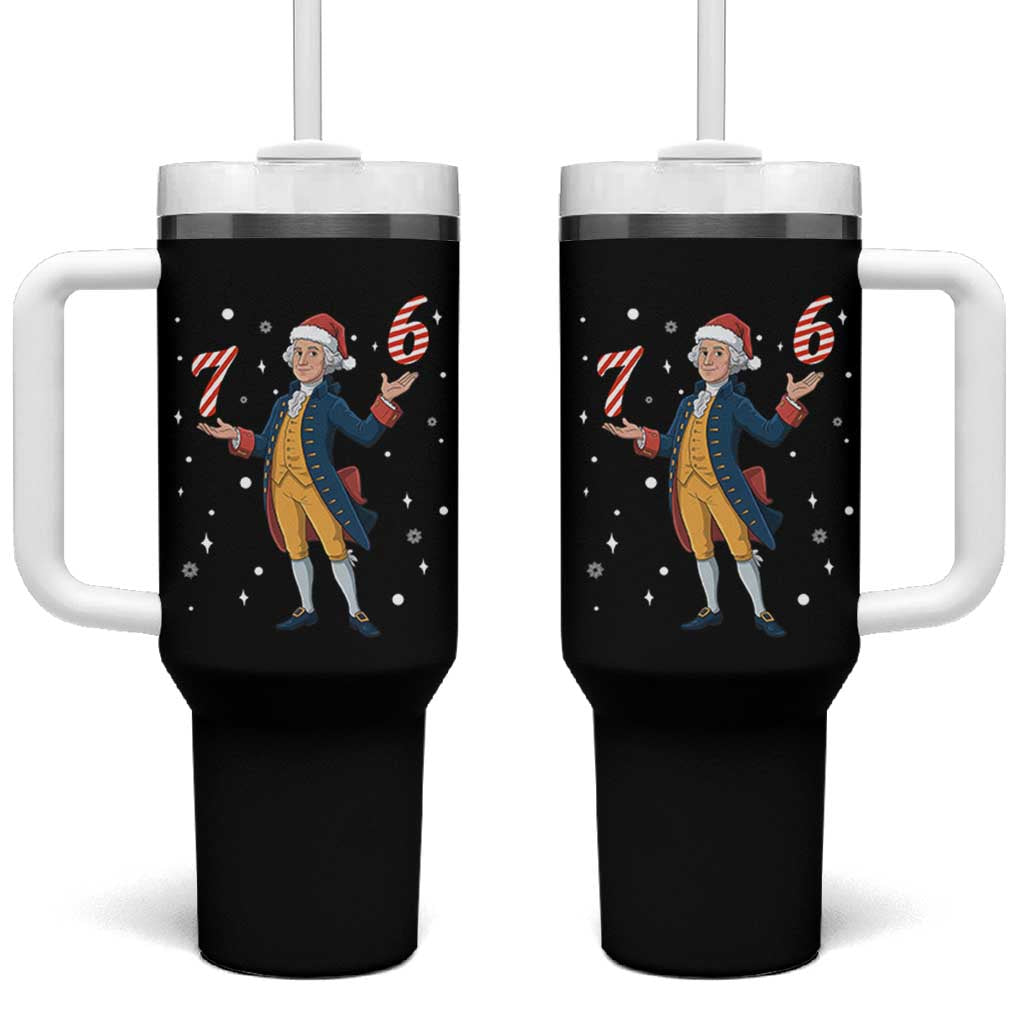 George Washington 67 Meme Tumbler With Handle Funny Christmas Gift - Wonder Print Shop