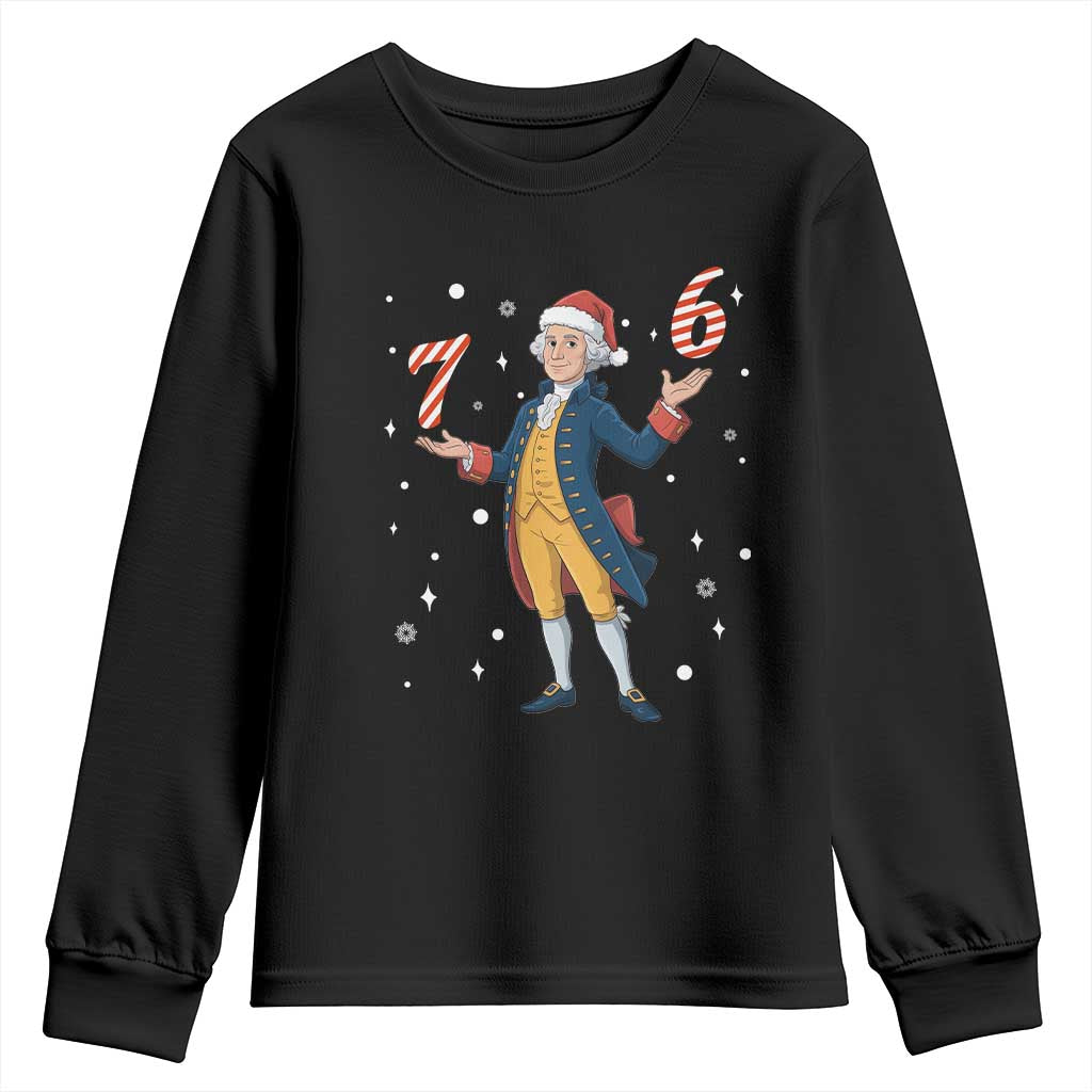 George Washington 67 Meme Youth Sweatshirt Funny Christmas Gift - Wonder Print Shop