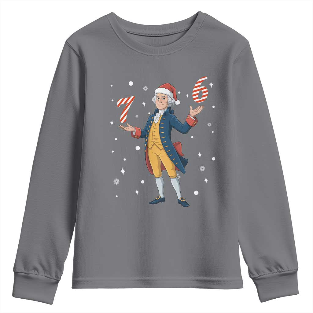 George Washington 67 Meme Youth Sweatshirt Funny Christmas Gift - Wonder Print Shop