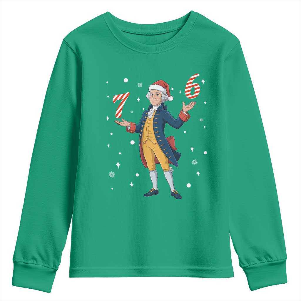 George Washington 67 Meme Youth Sweatshirt Funny Christmas Gift - Wonder Print Shop