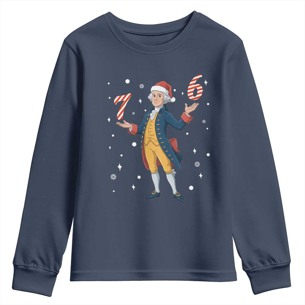 George Washington 67 Meme Youth Sweatshirt Funny Christmas Gift - Wonder Print Shop
