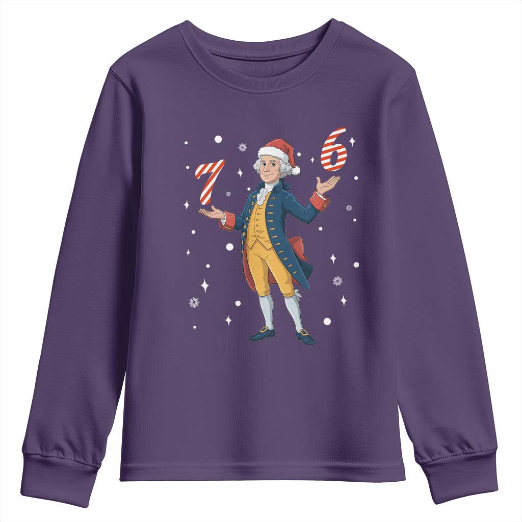 George Washington 67 Meme Youth Sweatshirt Funny Christmas Gift - Wonder Print Shop