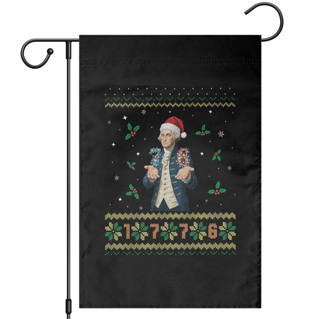 George Washington 67 Meme Garden Flag Funny Christmas Ugly Sweater Gift - Wonder Print Shop