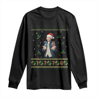 George Washington 67 Meme Long Sleeve Shirt Funny Christmas Ugly Sweater Gift - Wonder Print Shop