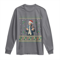 George Washington 67 Meme Long Sleeve Shirt Funny Christmas Ugly Sweater Gift - Wonder Print Shop