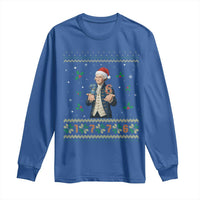 George Washington 67 Meme Long Sleeve Shirt Funny Christmas Ugly Sweater Gift - Wonder Print Shop