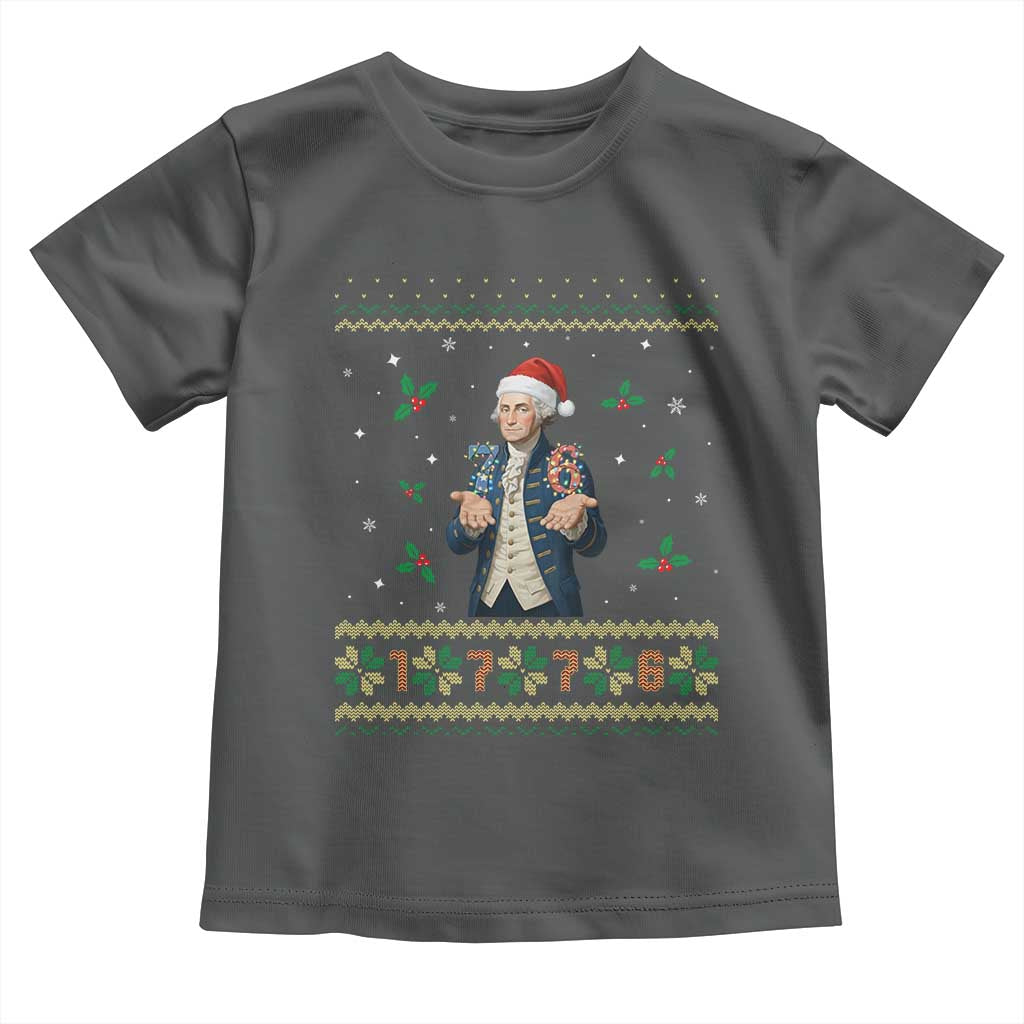 George Washington 67 Meme Toddler T Shirt Funny Christmas Ugly Sweater Gift - Wonder Print Shop