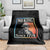 George Washington No Kings Since 1776 Throw Blanket Funny Political Meme Gift - Wonder Print Shop