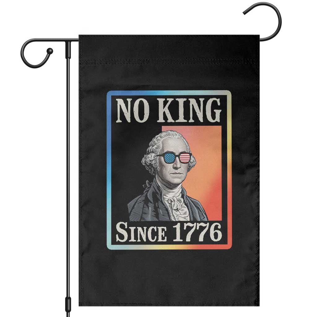 George Washington No Kings Since 1776 Garden Flag Funny Political Meme Gift - Wonder Print Shop