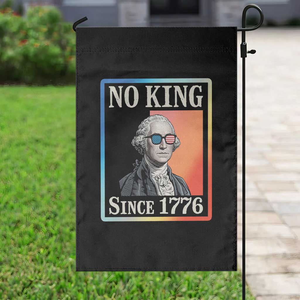 George Washington No Kings Since 1776 Garden Flag Funny Political Meme Gift - Wonder Print Shop