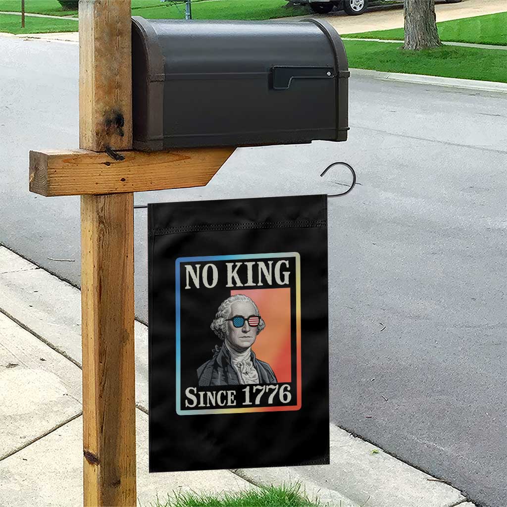 George Washington No Kings Since 1776 Garden Flag Funny Political Meme Gift - Wonder Print Shop