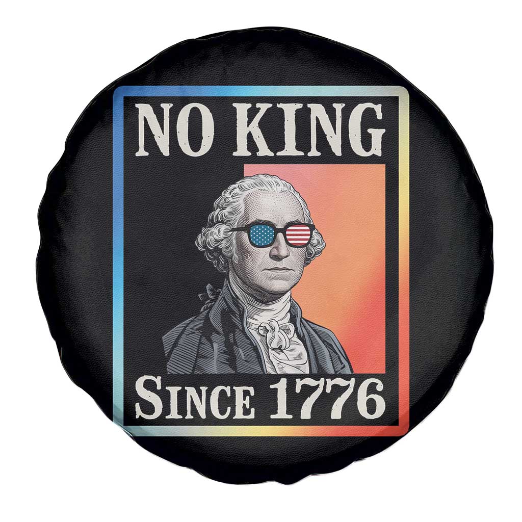 George Washington No Kings Since 1776 Spare Tire Cover Funny Political Meme Gift - Wonder Print Shop