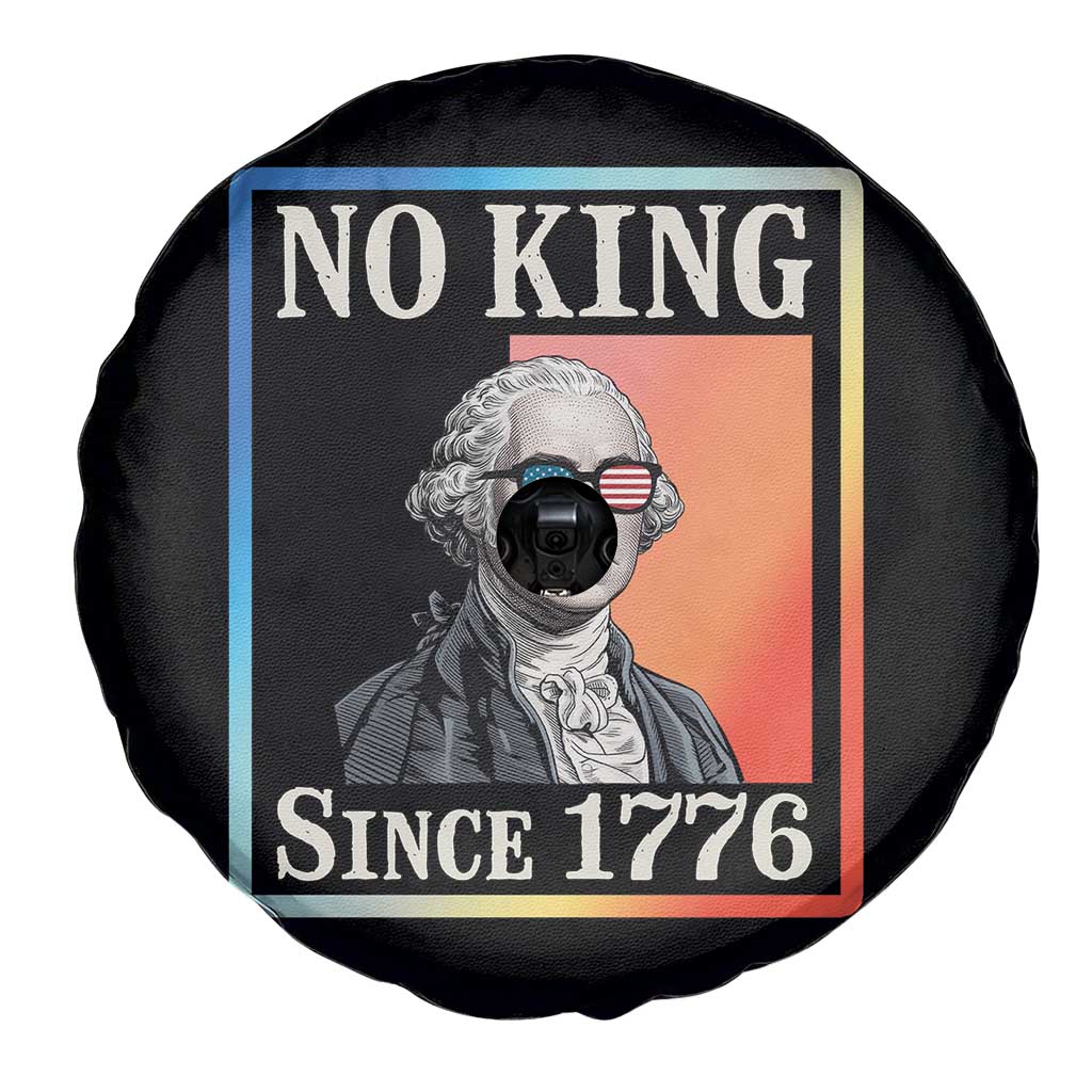 George Washington No Kings Since 1776 Spare Tire Cover Funny Political Meme Gift - Wonder Print Shop