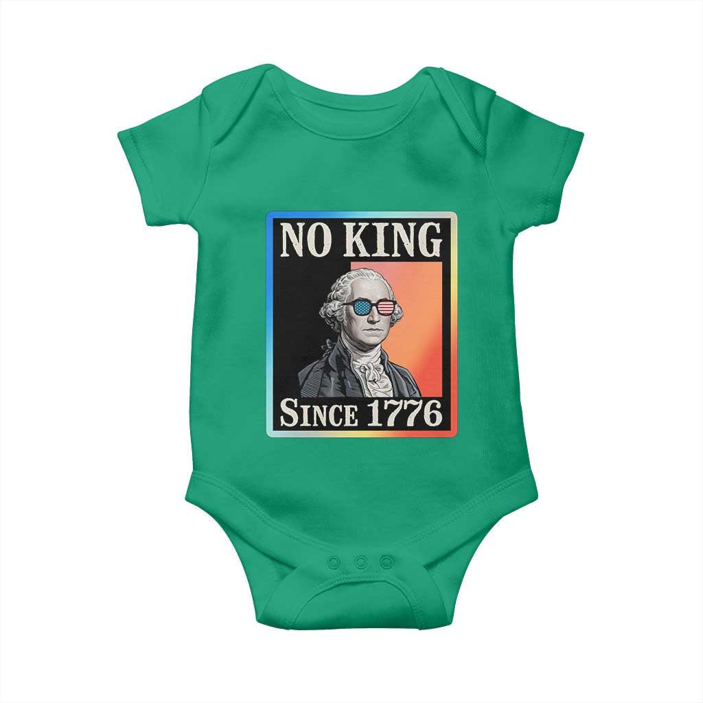 George Washington No Kings Since 1776 Baby Onesie Funny Political Meme Gift - Wonder Print Shop