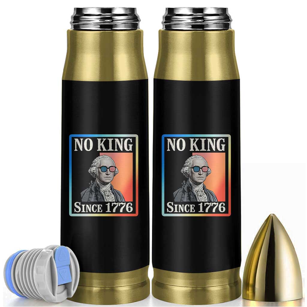 George Washington No Kings Since 1776 Bullet Tumbler Funny Political Meme Gift - Wonder Print Shop