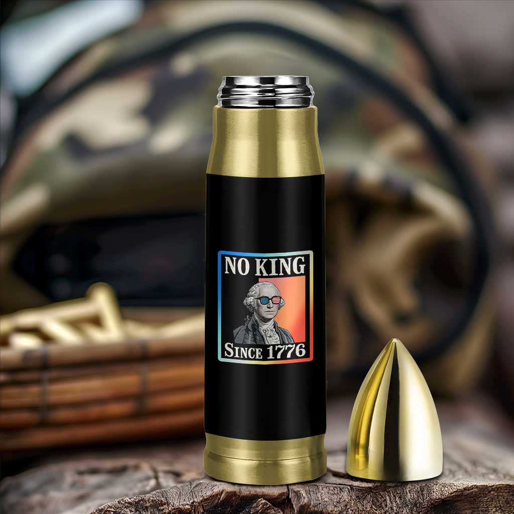 George Washington No Kings Since 1776 Bullet Tumbler Funny Political Meme Gift - Wonder Print Shop
