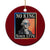 George Washington No Kings Since 1776 Ceramic Ornament Funny Political Meme Gift - Wonder Print Shop