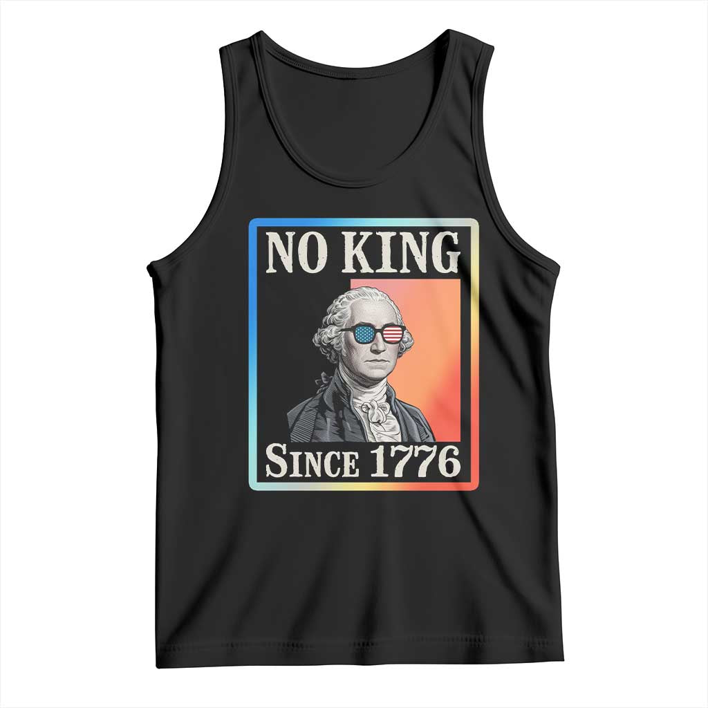 George Washington No Kings Since 1776 Tank Top Funny Political Meme Gift - Wonder Print Shop