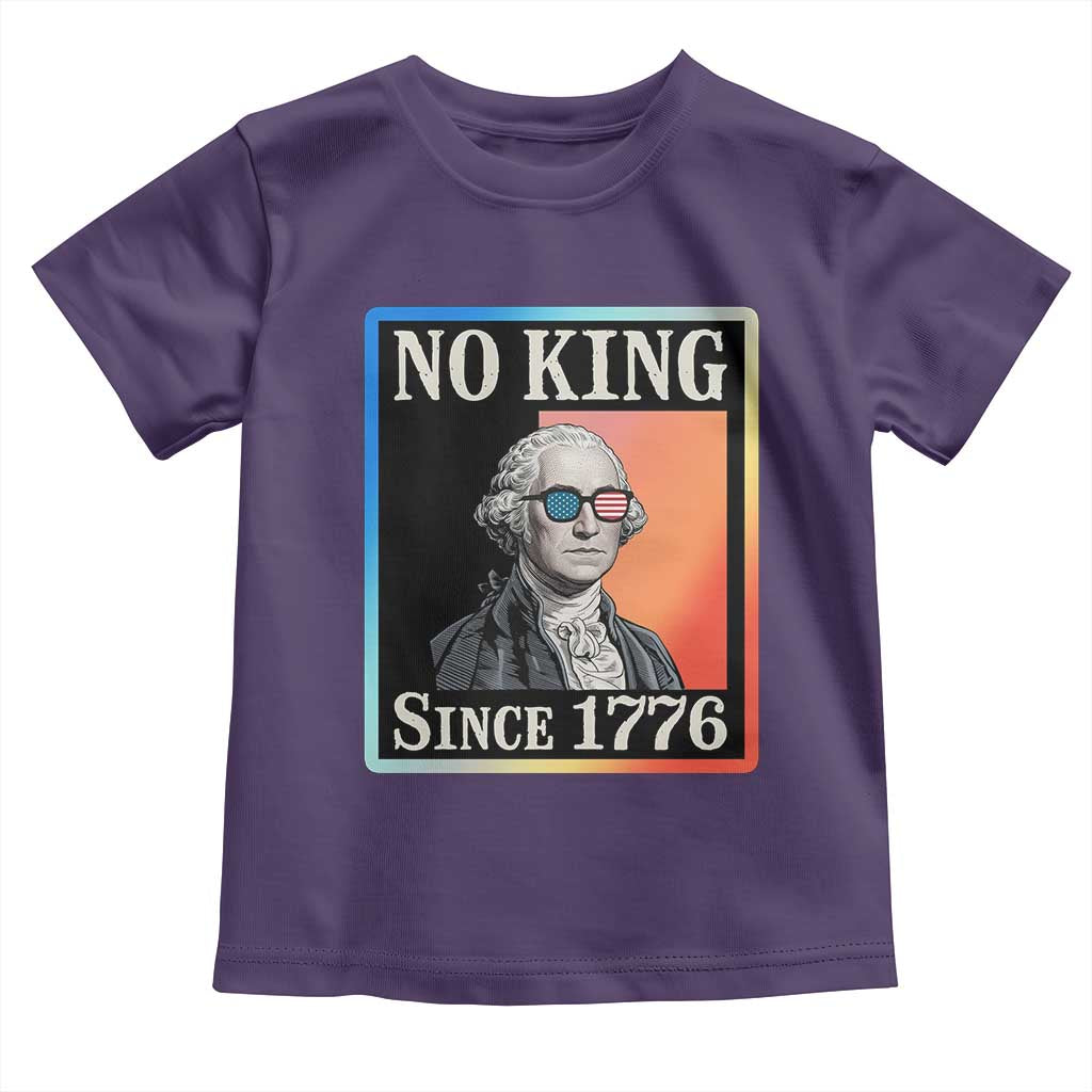 George Washington No Kings Since 1776 Toddler T Shirt Funny Political Meme Gift - Wonder Print Shop
