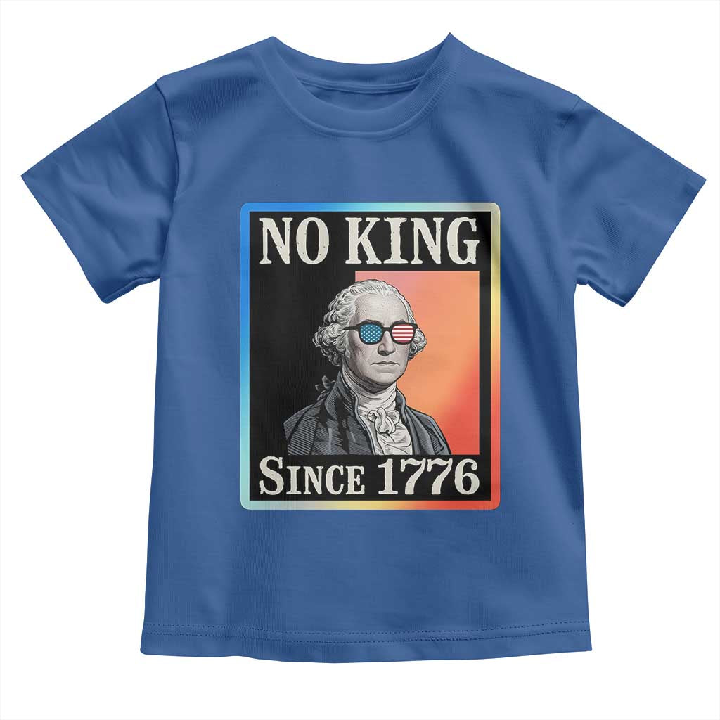 George Washington No Kings Since 1776 Toddler T Shirt Funny Political Meme Gift - Wonder Print Shop