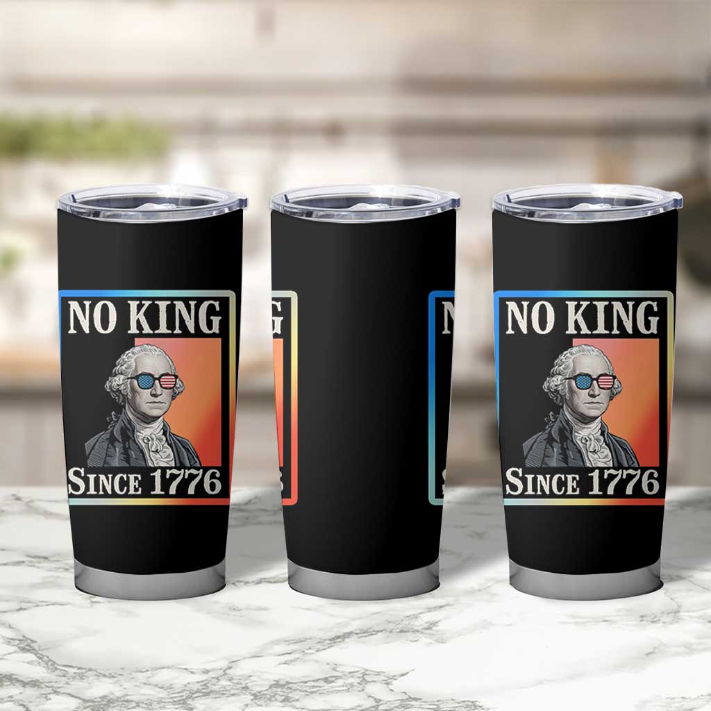 George Washington No Kings Since 1776 Tumbler Cup Funny Political Meme Gift - Wonder Print Shop