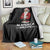 Funny Merry No Kings Since 1776 George Washington Throw Blanket Christmas Gift - Wonder Print Shop