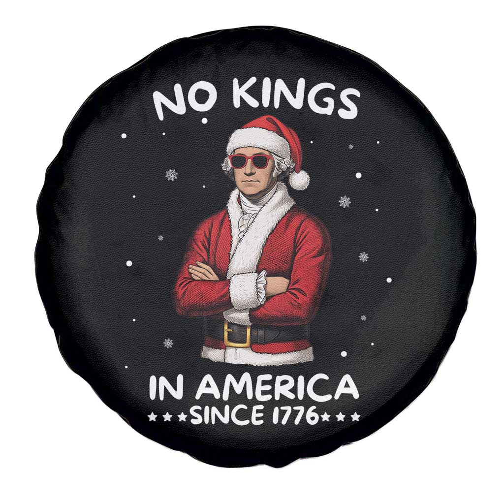 Funny Merry No Kings Since 1776 George Washington Spare Tire Cover Christmas Gift - Wonder Print Shop