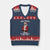 Funny Merry No Kings Since 1776 George Washington V-Neck Knit Sweater Vest Xmas Gift - Wonder Print Shop